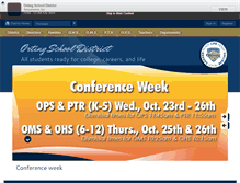 Tablet Screenshot of ortingschools.org